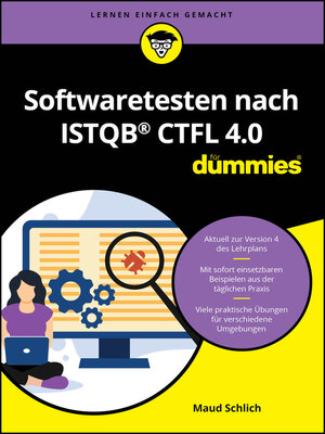 cover image of Softwaretesten nach ISTQB CTFL 4.0 für Dummies